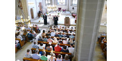 Ökumenischer Einschulungsgottesdienst in St. Crescentius (Foto: Karl-Franz Thiede)